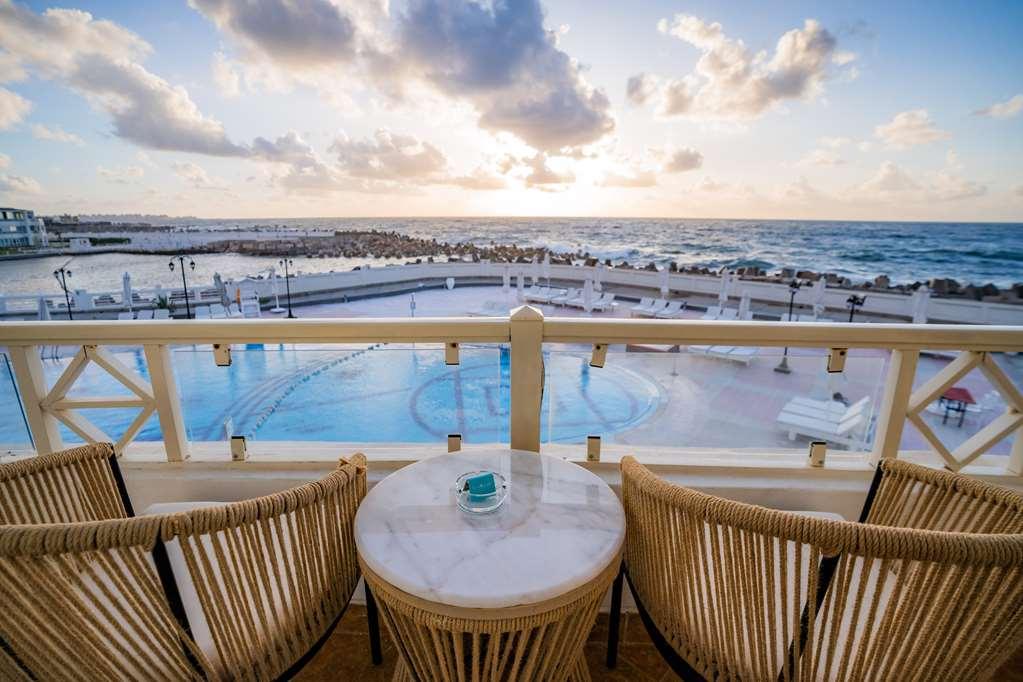 Sunrise Alex Avenue Hotel Alexandria Zimmer foto View from the balcony of a suite at the Dead Sea Spa Magdiel